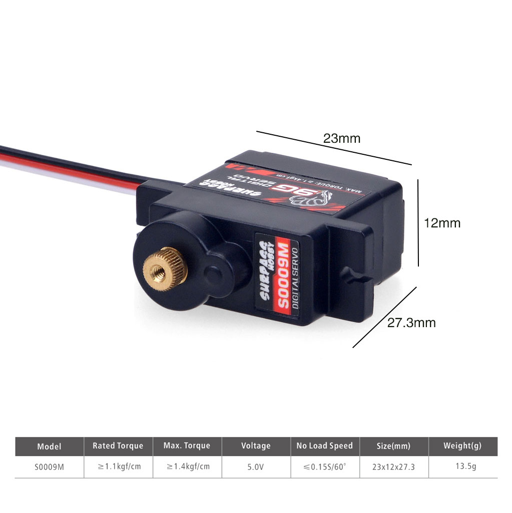 Servo 9G - RC الرقمية مايكرو سيرفو 2g 3.7g