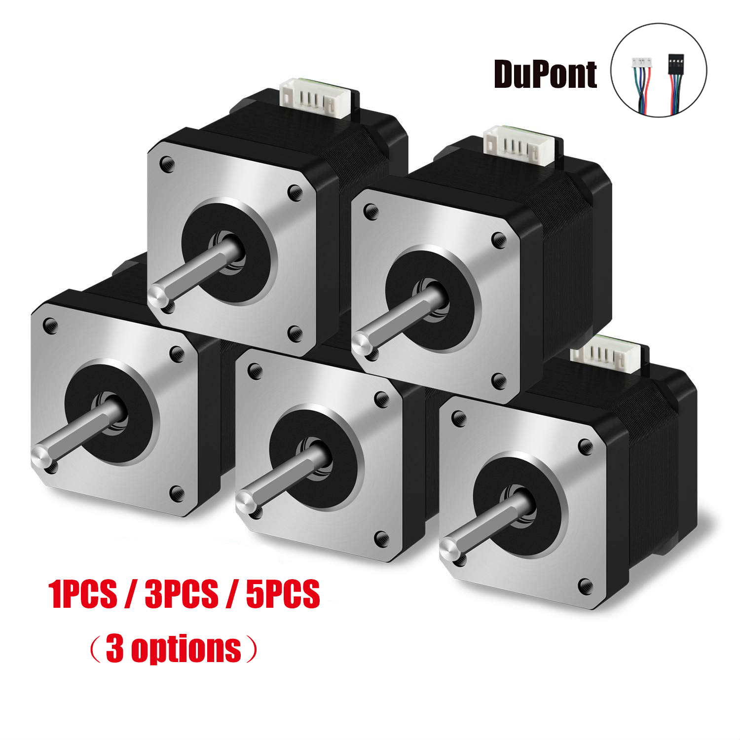 Nema 17 Stepper - 17HS4401 محرك متدرج لآلة الحفر باستخدام