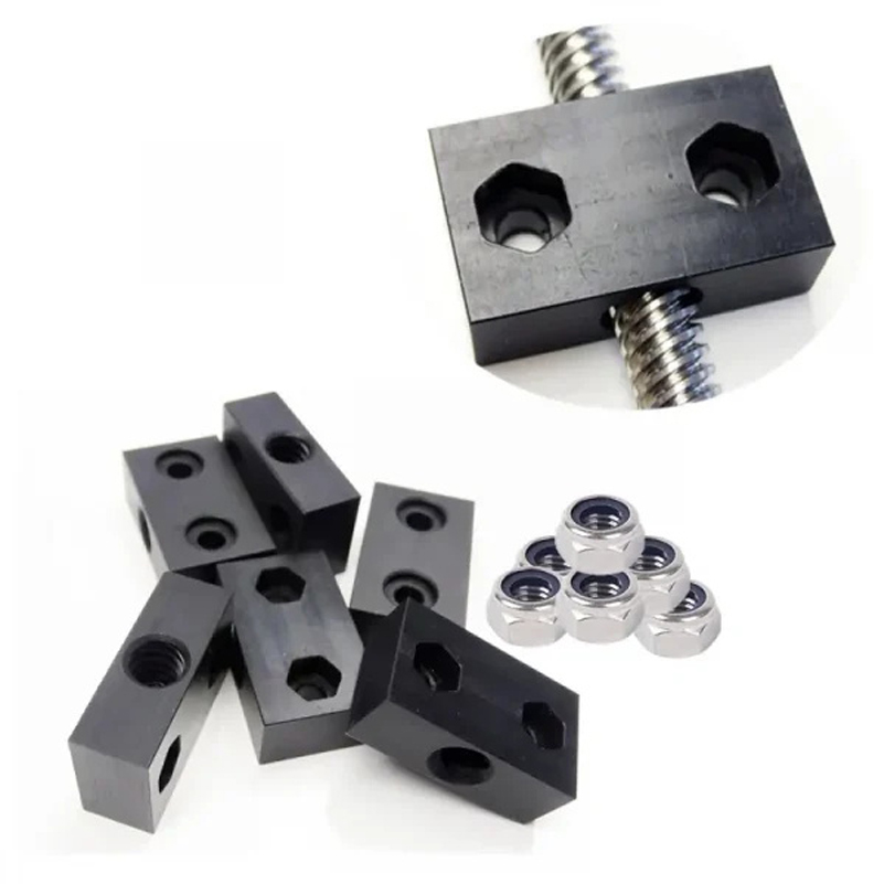 Linear Rod 8Mm - 4 قطع من صواميل POM لقضبان