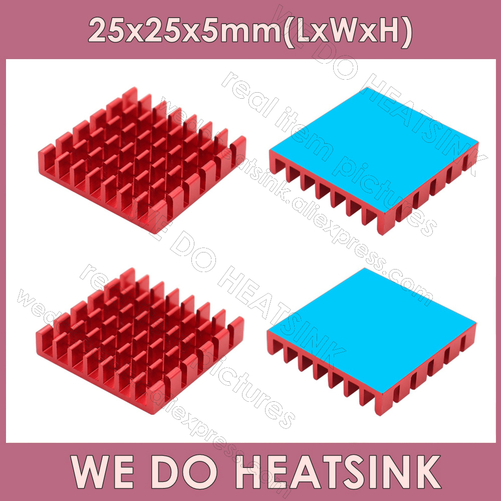 Aluminium Extrusion - نحن نفعل المبرد 25x25x5 مللي متر