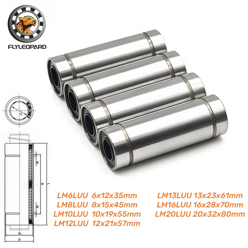 محامل خطية LM3UU LM4UU LM6UU L - مراجعة Lm8Uu Bearing وسعره