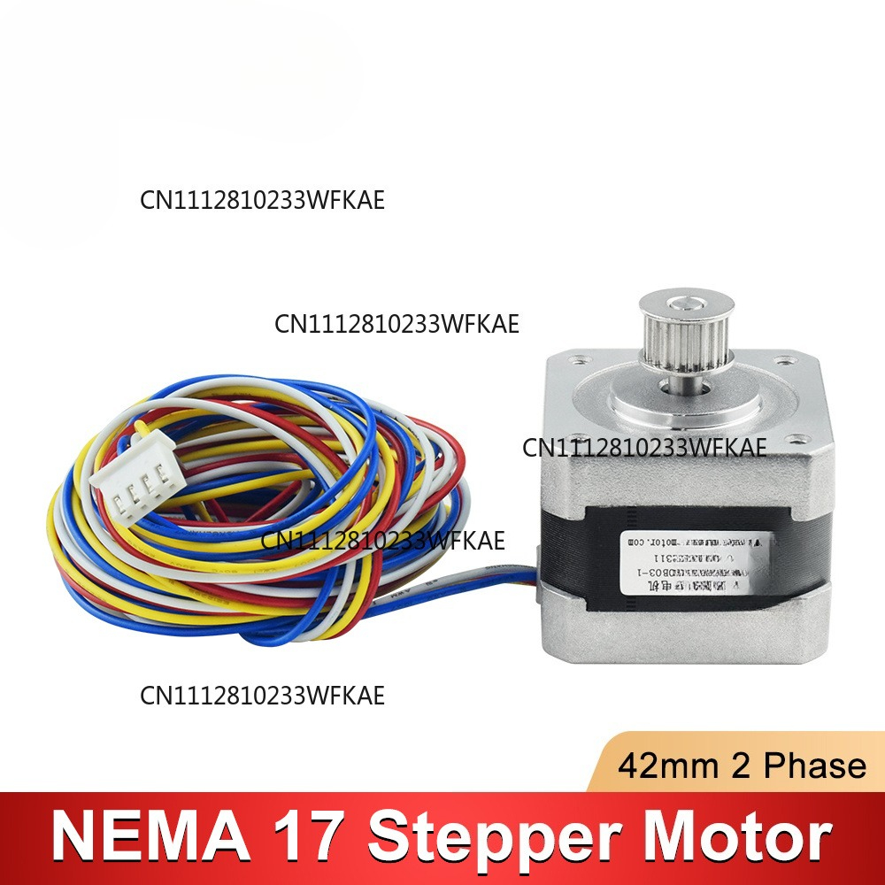 محرك ستيبر نيما 17 ثنائي الطور - مراجعة Nema 17 Stepper وسعره