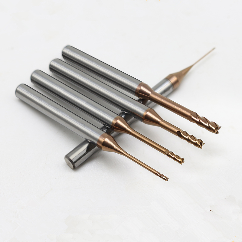 0.6 مللي متر 0.7 مللي متر 1 مل - مراجعة End Mill Set وسعره
