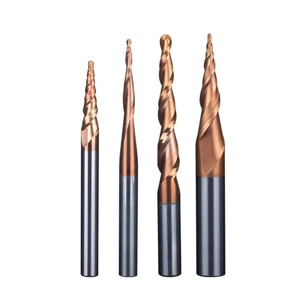 HRC55 الصلبة كربيد الكرة الأنف - مراجعة End Mill Set وسعره