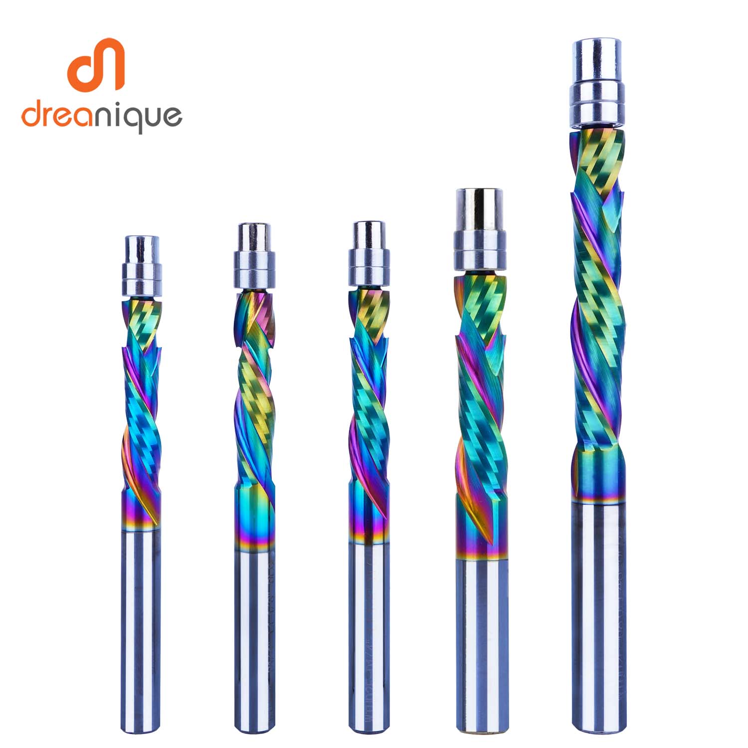 Dreanique 1 قطعة DLC طلاء الصل - مراجعة End Mill Set وسعره