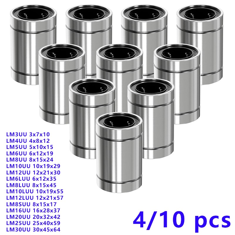 4/10 قطعة LM8UU LM10UU LM16UU  - مراجعة Linear Rod 8Mm وسعره