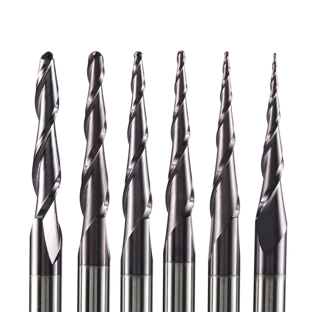 1 قطعة كربيد الصلبة المغلفة تف - مراجعة End Mill Set وسعره
